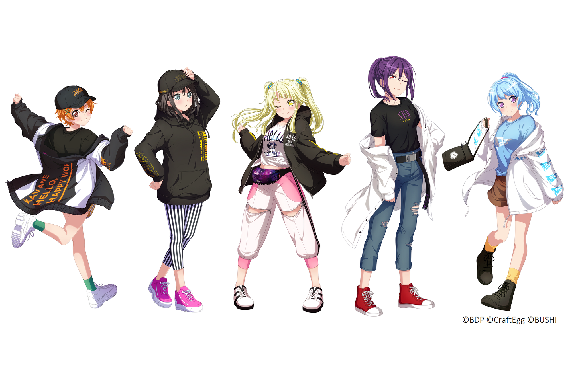 【激ロックコラボ第5弾】 ゲキクロ×ハロー、ハッピーワールド! 2020年2月20日(木)より予約受注販売が決定!