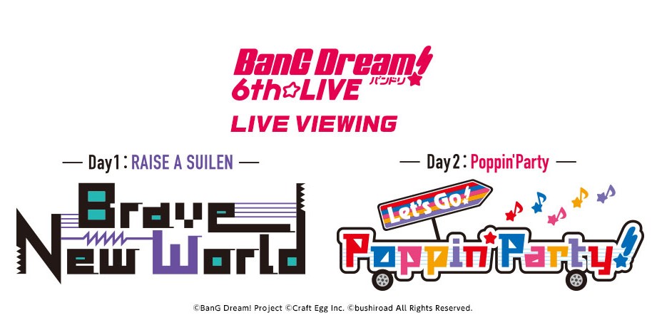 「BanG Dream! 6th☆LIVE」merchandise info Part 3 revealed!
