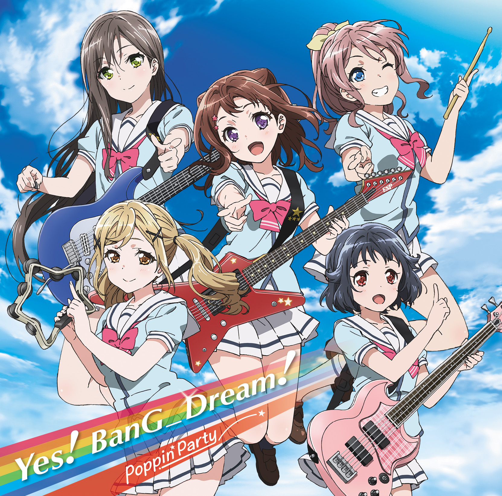 Poppin'Party 1st Single「Yes! BanG_Dream!」